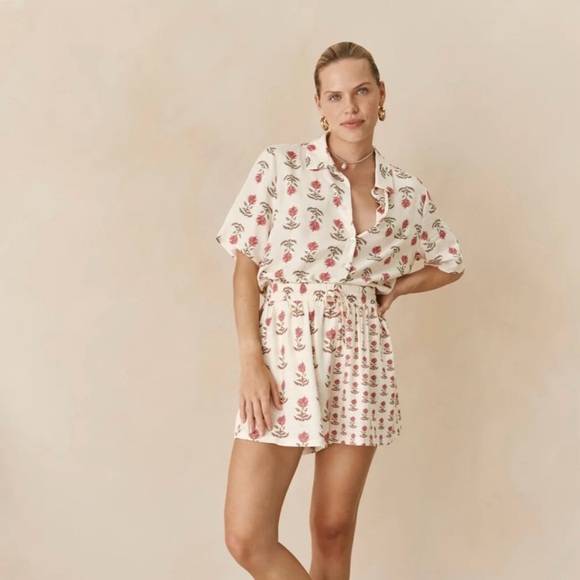 VRG GRL ZIMA SHORTS AND SHIRT BOHEME SET - Picture 4 of 6